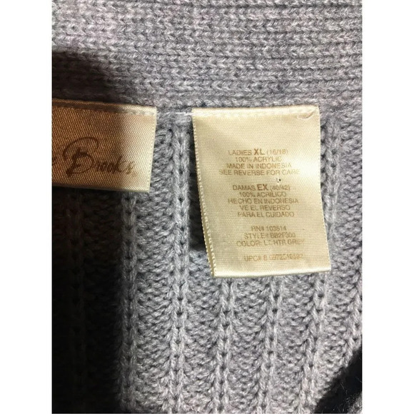 Womens Bobbie Brooks Cardigan Thick Acrylic Layering Office Career Teacher - Picture 4 of 6